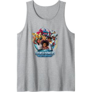 Transformers: EarthSpark Heroes Group Shot Poster Tank Top(Heather Grey)