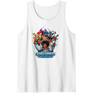 Transformers: EarthSpark Heroes Group Shot Poster Tank Top(White)