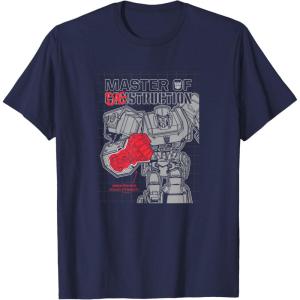 Transformers Megatron Master Of Destruction Color Pop T-Shirt(Navy Blue)
