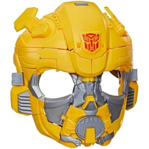 Transformers Rise of the Beasts Movie Optimus Primal, 2-in-1 Converting Roleplay Mask Action Figure Toy, 6+ Years, 9-inch(Bumblebee)