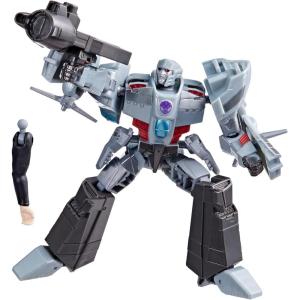 Transformers Toys EarthSpark Deluxe Class Megatron Action Figure, 5-Inch, Robot Toys for Kids Ages 6 and Up(Deluxe)