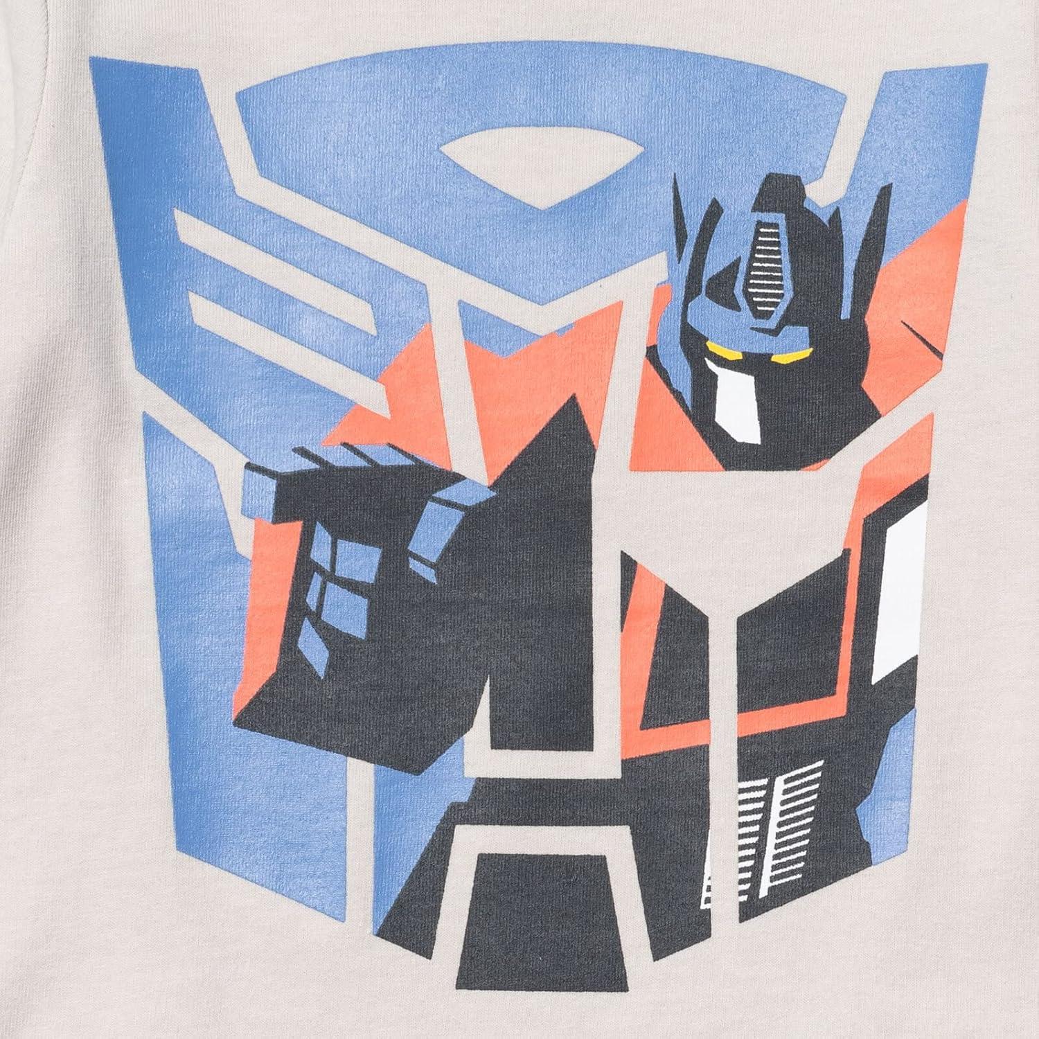 imageTransformers Optimus Prime Bumblebee 2 Pack TShirts Toddler to Big KidOptimus Prime Blue Gray