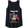 Transformers Optimus Prime I Want You Retro Poster Tank Top(Black)
