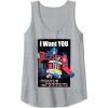 Transformers Optimus Prime I Want You Retro Poster Tank Top(Heather Grey)
