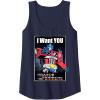 Transformers Optimus Prime I Want You Retro Poster Tank Top(Navy Blue)