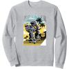 Transformers Grimlock Skating Portrait Sweatshirt(Heather Grey)