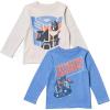 Transformers Optimus Prime Bumblebee 2 Pack T-Shirts Toddler to Big Kid(Optimus Prime  Blue / Gray)