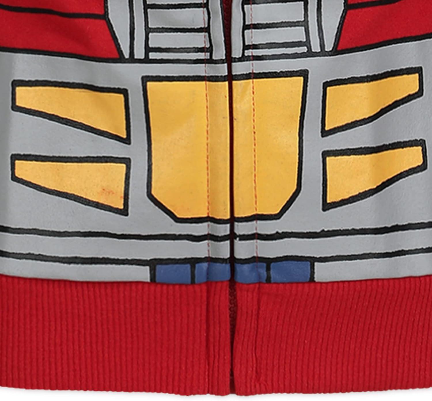 imageHasbro Transformers One Optimus Prime and Bumblebee Boys Zip Up Hoodie for Big KidsRed