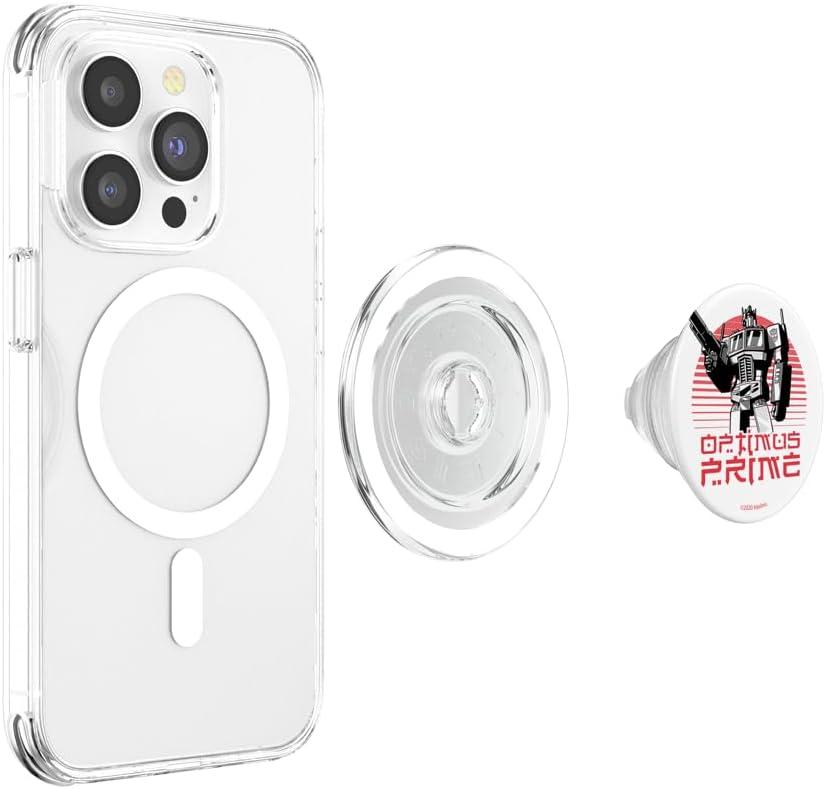 imageTransformers Optimus Prime Kanji Style Portrait PopSockets Adhesive PopGripMagnetic PopGrip