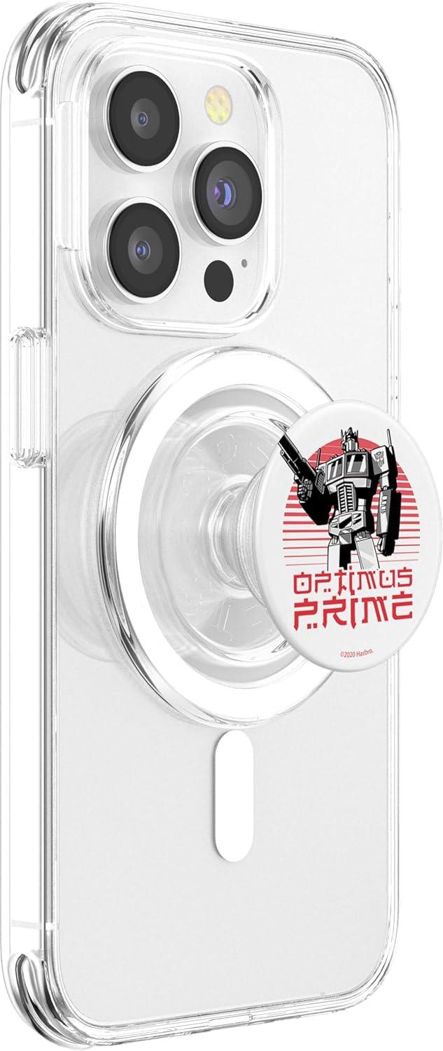 imageTransformers Optimus Prime Kanji Style Portrait PopSockets Adhesive PopGripMagnetic PopGrip