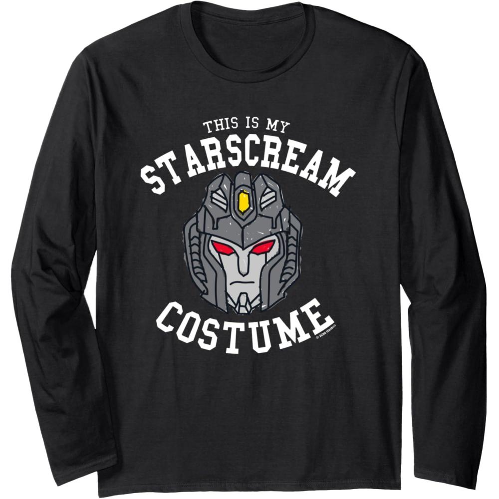 imageTransformers Halloween This is My Starscream Costume Long Sleeve TShirtBlack