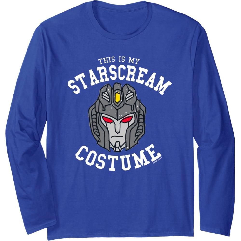 imageTransformers Halloween This is My Starscream Costume Long Sleeve TShirtRoyal Blue