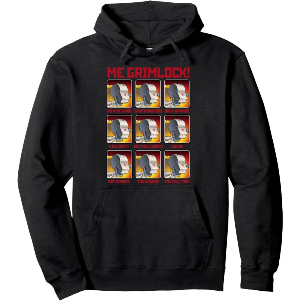 imageTransformers Me Grimlock Emotions Pullover HoodieBlack