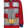 Hasbro Transformers One Optimus Prime and Bumblebee Boys Zip Up Hoodie for Big Kids(Red)