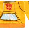 Hasbro Transformers One Optimus Prime and Bumblebee Boys Zip Up Hoodie for Big Kids(Yellow)