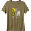 Transformers Bumblebee Awesome Overload Split Premium Tri-blend T-Shirt(Olive Green)