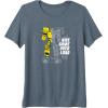 Transformers Bumblebee Awesome Overload Split Premium Tri-blend T-Shirt(Slate Grey)
