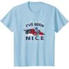Transformers I’ve Been Nice Optimus Prime Portrait T-Shirt(Baby Blue)