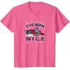 Transformers I’ve Been Nice Optimus Prime Portrait T-Shirt(Pink Heather)