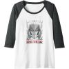 Transformers Megatron Good to Be Bad Raglan Baseball Tee(Dark Heather Grey/White)