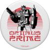 Transformers Optimus Prime Kanji Style Portrait PopSockets Adhesive PopGrip(Adhesive PopGrip)