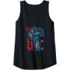 Transformers Optimus Prime Running Doodle Tank Top(Black)