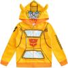 Hasbro Transformers One Optimus Prime and Bumblebee Boys Zip Up Hoodie for Big Kids(Yellow)