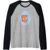 Transformers Autobot Egg Happy Easter Raglan Baseball Tee(Black/Athletic Heather)