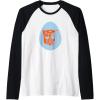 Transformers Autobot Egg Happy Easter Raglan Baseball Tee(Black/White)