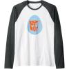 Transformers Autobot Egg Happy Easter Raglan Baseball Tee(Dark Heather Grey/White)