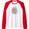 Transformers Autobot Egg Happy Easter Raglan Baseball Tee(Red/White)