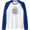 Transformers Autobot Egg Happy Easter Raglan Baseball Tee(Royal Blue/White)