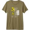 Transformers Bumblebee Awesome Overload Split Premium Tri-blend T-Shirt(Olive Green)