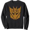 Transformers Halloween Decepticon Pumpkin Filled Mask Sweatshirt(Black)