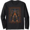Transformers Halloween Optimus Prime Skeleton Box Long Sleeve T-Shirt(Black)