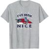 Transformers I’ve Been Nice Optimus Prime Portrait T-Shirt(Heather Grey)