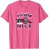 Transformers I’ve Been Nice Optimus Prime Portrait T-Shirt(Pink Heather)