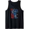 Transformers Optimus Prime Running Doodle Tank Top(Black)