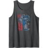 Transformers Optimus Prime Running Doodle Tank Top(Dark Heather Grey)
