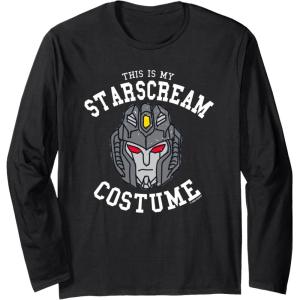 Transformers Halloween This is My Starscream Costume Long Sleeve T-Shirt(Black)