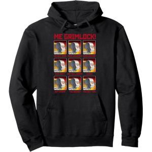 Transformers Me Grimlock Emotions Pullover Hoodie(Black)