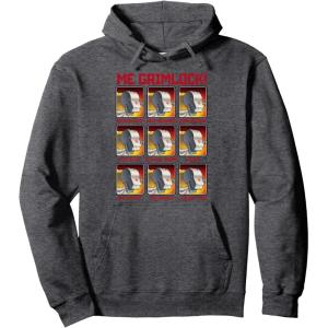 Transformers Me Grimlock Emotions Pullover Hoodie(Dark Heather Grey)