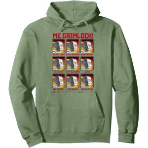 Transformers Me Grimlock Emotions Pullover Hoodie(Sage Green)