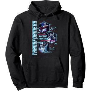 Transformers: War For Cybertron Hexagon Portraits Pullover Hoodie(Black)