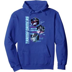 Transformers: War For Cybertron Hexagon Portraits Pullover Hoodie(Royal Blue)