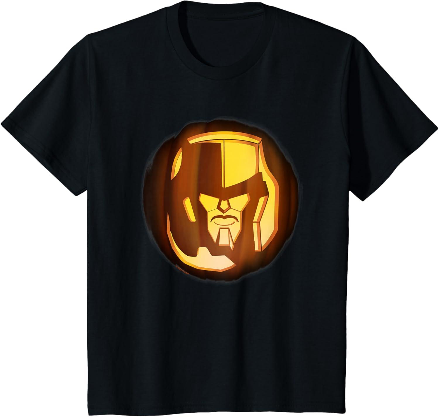 imageTransformers Halloween Megatron Pumpkin TShirtBlack