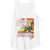 Transformers Bumblebee ’84 Retro Rainbow Stripe Tank Top(White)