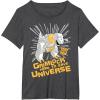 Transformers Grimlock Here to Save Universe Retro Vintage T-Shirt Small(Dark Heather Grey)