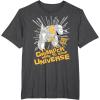 Transformers Grimlock Here to Save Universe Retro Vintage T-Shirt Small(Dark Heather Grey)