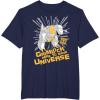 Transformers Grimlock Here to Save Universe Retro Vintage T-Shirt Small(Navy Blue)